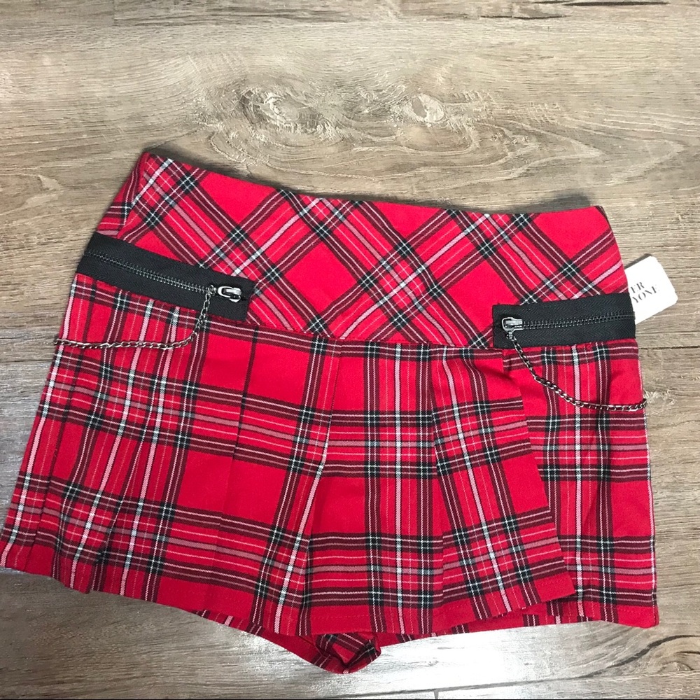Brand new plaid clueless skort